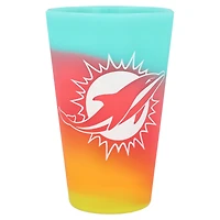 WinCraft Miami Dolphins 16oz. Fashion Silicone Pint Glass