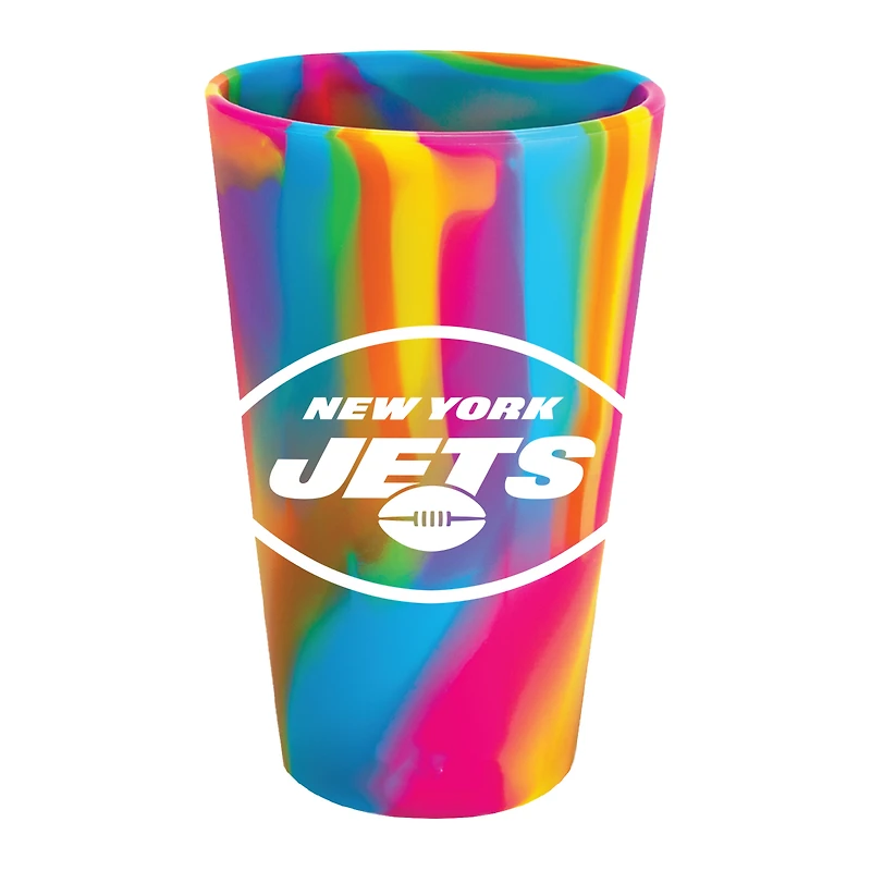 WinCraft New York Jets 16oz. Fashion Silicone Pint Glass