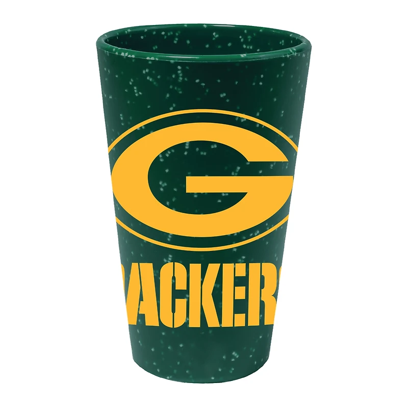 WinCraft Green Bay Packers 16oz. Team Color Silicone Pint Glass