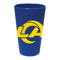 WinCraft Los Angeles Rams 16oz. Team Color Silicone Pint Glass