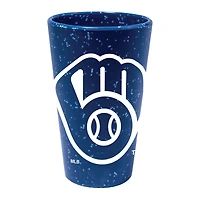 WinCraft Milwaukee Brewers 16oz. Team Color Silicone Pint Glass