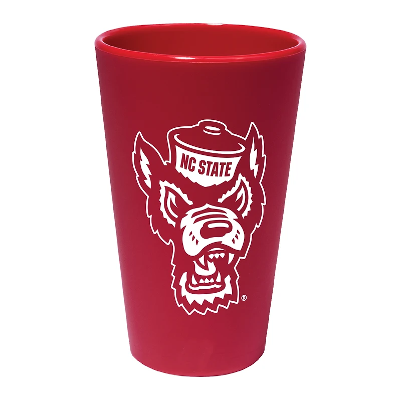 WinCraft NC State Wolfpack 16oz. Team Color Silicone Pint Glass
