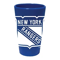WinCraft New York Rangers 16oz. Team Color Silicone Pint Glass