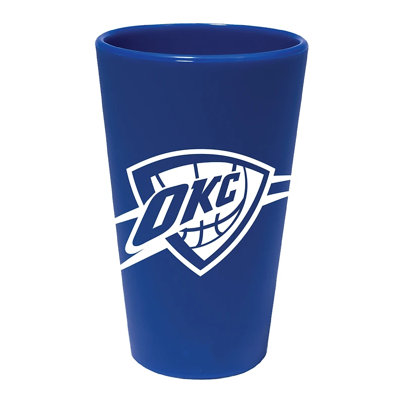 WinCraft Oklahoma City Thunder 16oz. Team Color Silicone Pint Glass
