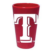 WinCraft Texas Rangers 16oz. Team Color Silicone Pint Glass