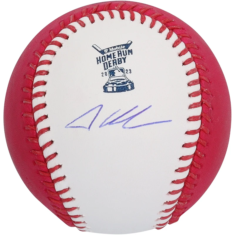 Adley Rutschman Baltimore Orioles Autographed 2023 Home Run Derby Logo Money Ball Baseball