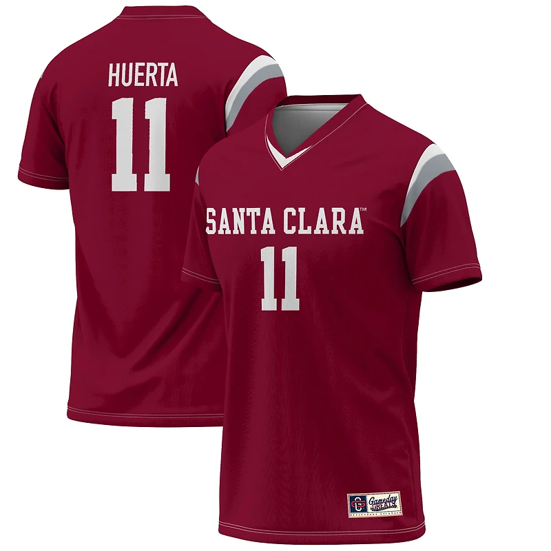 Men's GameDay Greats Sofia Huerta Maroon Santa Clara Broncos Lightweight Alumni Soccer Jersey