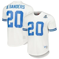 Men's Mitchell & Ness Barry Sanders Detroit Lions Retired Player Name Number Mesh Top