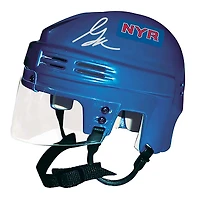 Gabe Perreault New York Rangers Autographed Blue Mini Helmet