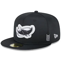 Men's New Era  Black Tampa Bay Rays 2024 Clubhouse 59FIFTY Fitted Hat