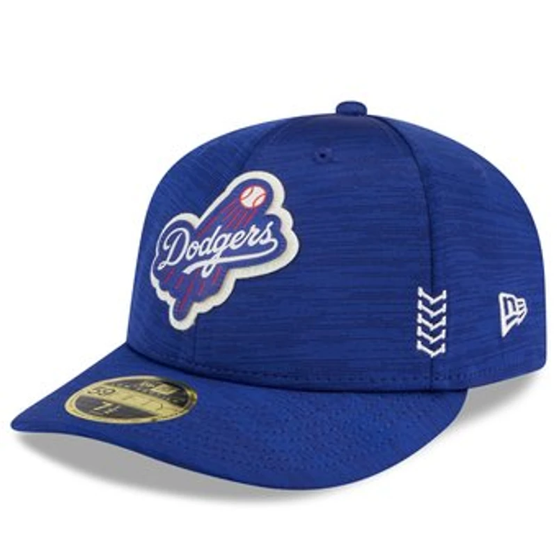Men's New Era Royal Los Angeles Dodgers 2024 Clubhouse Low Profile 59FIFTY Fitted Hat