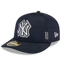 Men's New Era  Navy New York Yankees 2024 Clubhouse Low Profile 59FIFTY Fitted Hat