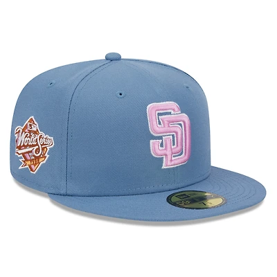 Men's New Era San Diego Padres Faded Blue Color Pack 59FIFTY Fitted Hat