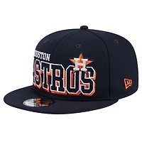 Men's New Era Navy Houston Astros Game Day Bold 9FIFTY Snapback Hat