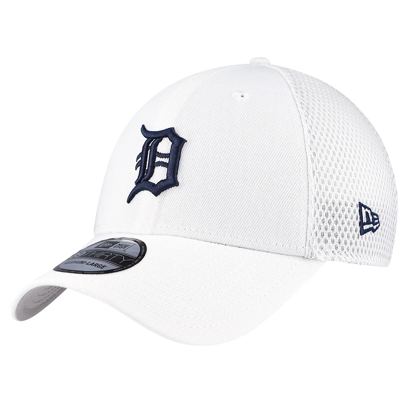 Men's New Era White Detroit Tigers REPREVE Neo 39THIRTY Flex Hat