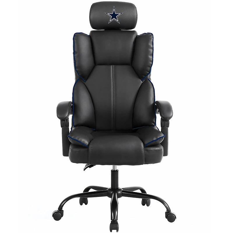 Imperial Black Dallas Cowboys Champ Chair