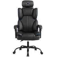 Imperial Black Dallas Cowboys Champ Chair
