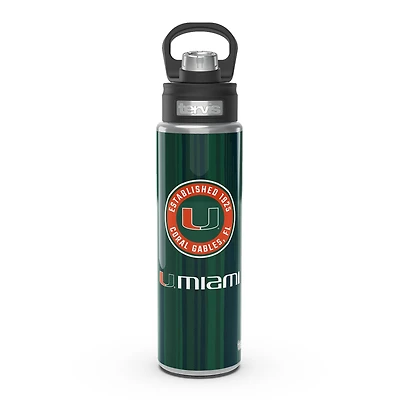 Tervis  Miami Hurricanes 24oz. All In Wide Mouth Bottle
