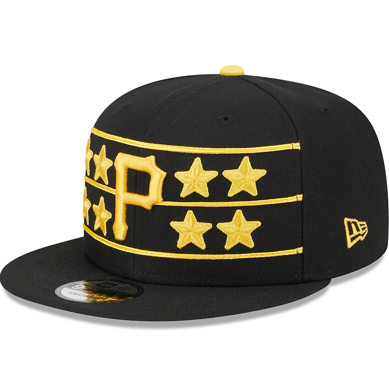 Men's New Era  Black Pittsburgh Pirates 2024 Batting Practice 9FIFTY Snapback Hat