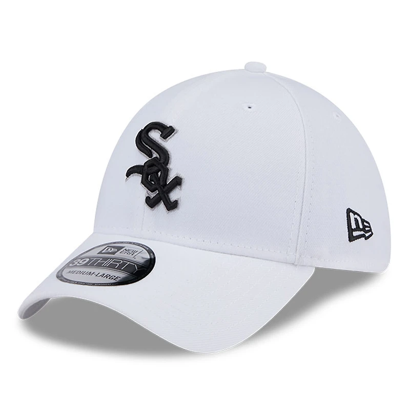 Men's New Era White Chicago White Sox 39THIRTY Flex Hat