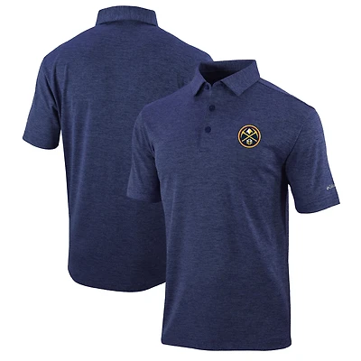 Men's Columbia  Navy Denver Nuggets Omni-Wick Set II Polo