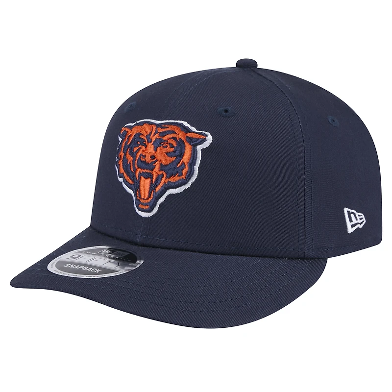 Men's New Era Navy Chicago Bears Main Low Profile 9FIFTY Snapback Hat