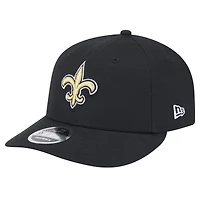 Men's New Era Black New Orleans Saints Main Low Profile 9FIFTY Snapback Hat