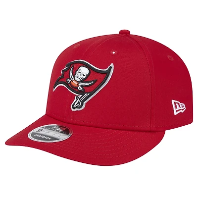 Men's New Era Red Tampa Bay Buccaneers Main Low Profile 9FIFTY Snapback Hat