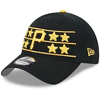 Youth New Era  Black Pittsburgh Pirates 2025 Batting Practice 9TWENTY Adjustable Hat