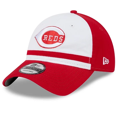 Men's New Era  White Cincinnati Reds 2025 Batting Practice 9TWENTY Adjustable Hat