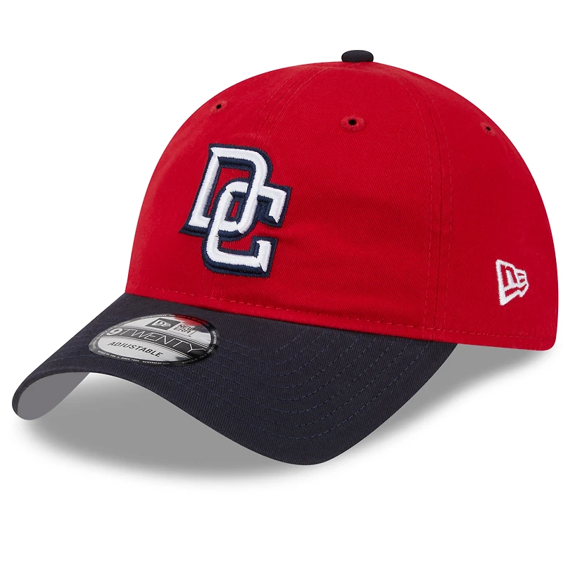 Men's New Era  Red Washington Nationals 2025 Batting Practice 9TWENTY Adjustable Hat