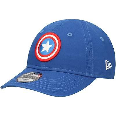Toddler New Era Blue Captain America 9TWENTY Adjustable Hat