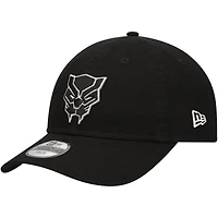 Youth New Era Black Black Panther 9TWENTY Adjustable Hat