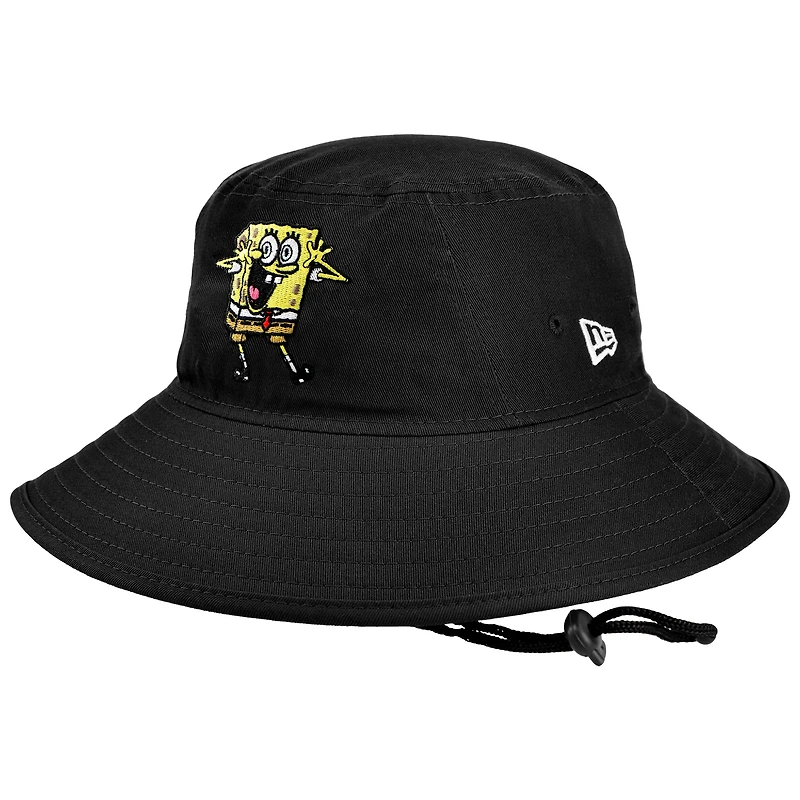 Men's New Era Black SpongeBob SquarePants Bucket Hat