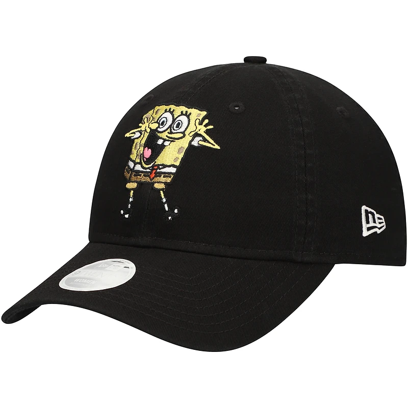 Women's New Era Black SpongeBob SquarePants 9TWENTY Adjustable Hat
