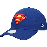 Women's New Era  Blue Superman 9TWENTY Adjustable Hat