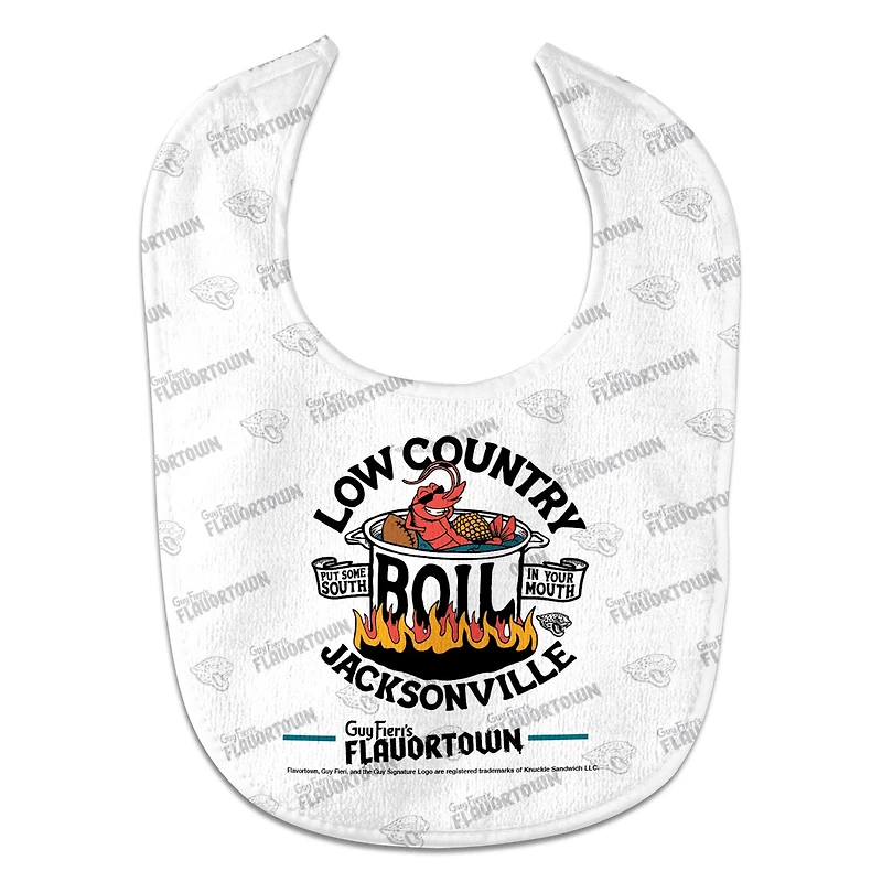 Infant WinCraft Jacksonville Jaguars NFL x Guy Fieri’s Flavortown All Pro Baby Bib