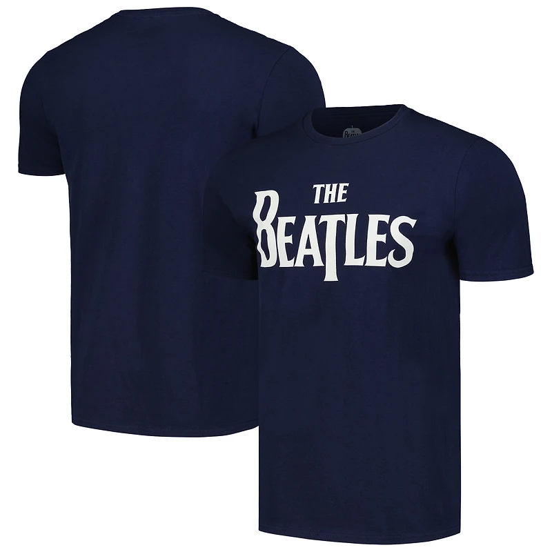 Unisex Navy The Beatles Logo T-Shirt