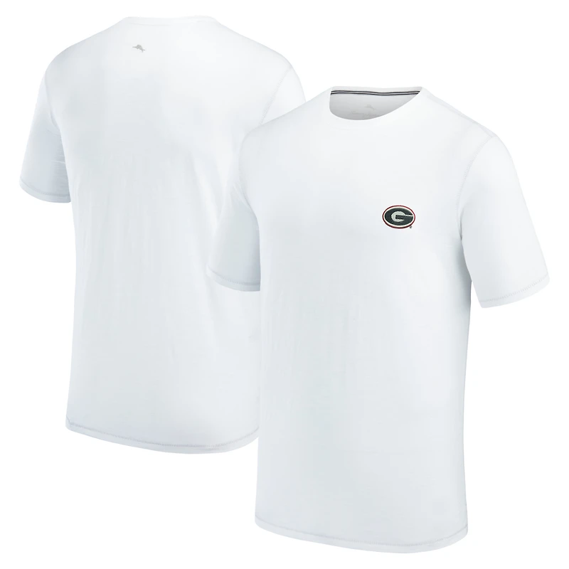 Men's Tommy Bahama White Georgia Bulldogs Sport Bali Beach T-Shirt