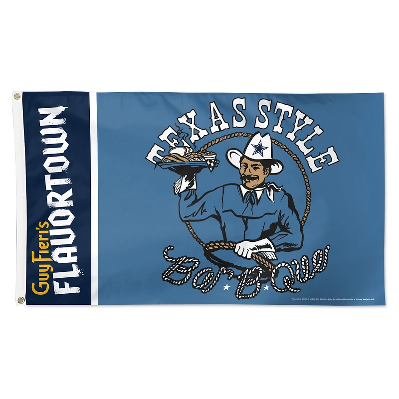 WinCraft Dallas Cowboys NFL x Guy Fieri’s Flavortown 3' x 5' One-Sided Deluxe Flag