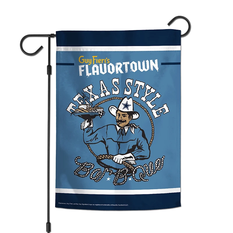 WinCraft Dallas Cowboys NFL x Guy Fieri’s Flavortown 12" x 18" Double-Sided Garden Flag