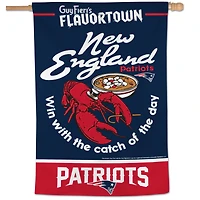 WinCraft New England Patriots NFL x Guy Fieri’s Flavortown 28" x 40" One-Sided Vertical Banner