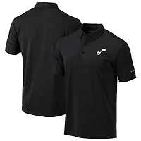 Men's Columbia  Black Utah Jazz Omni-Wick Drive Polo