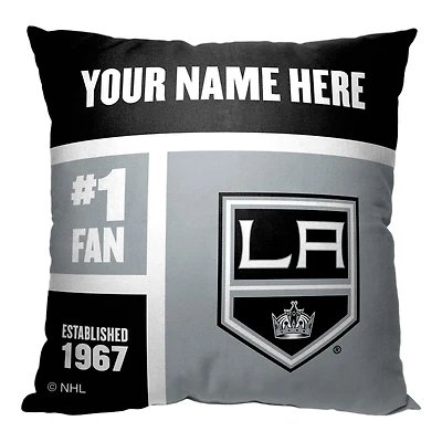 The Northwest Group Los Angeles Kings 18'' x 18'' Personalized Throw Pillow