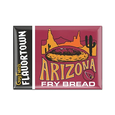 WinCraft Arizona Cardinals NFL x Guy Fieri’s Flavortown 2.5'' x 3.5'' Metal Fridge Magnet