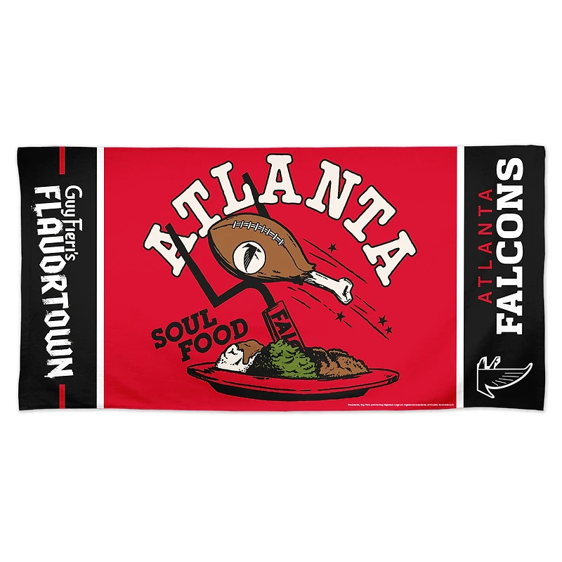 WinCraft Atlanta Falcons NFL x Guy Fieri’s Flavortown 30" x 60" Spectra Beach Towel