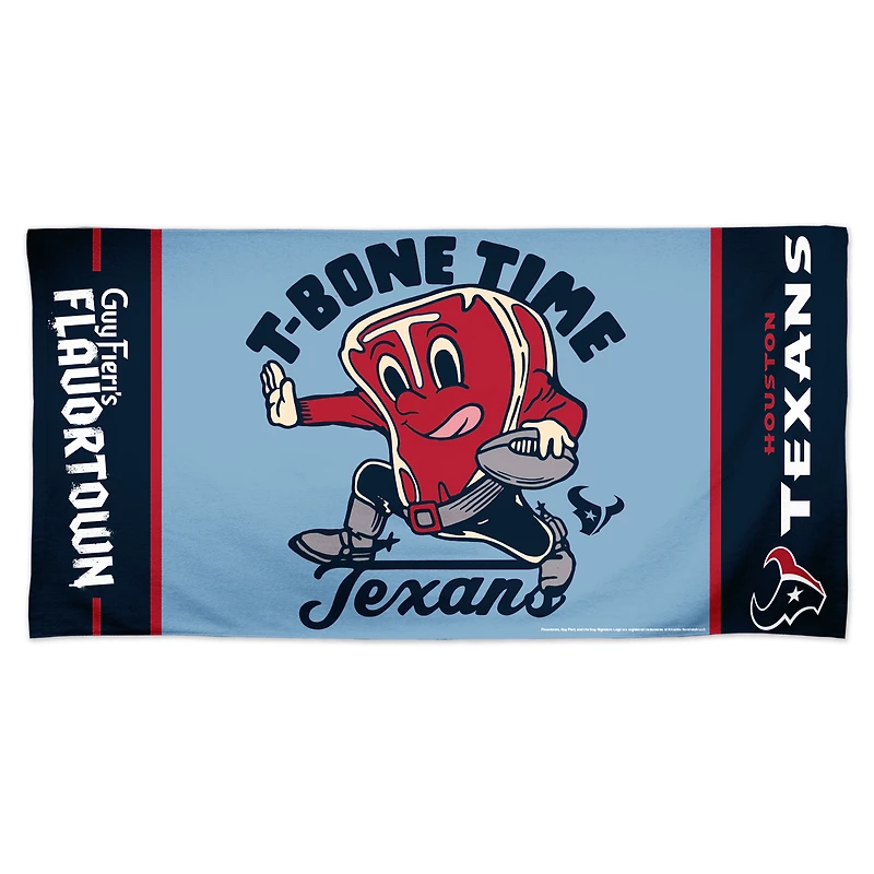 WinCraft Houston Texans NFL x Guy Fieri’s Flavortown 30" x 60" Spectra Beach Towel