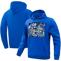 Men's Pro Standard Stephen Curry Royal Golden State Warriors Player Yearbook Pullover Hoodie