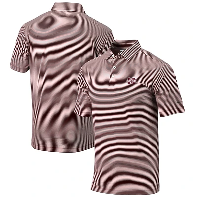 Men's Columbia  Maroon Mississippi State Bulldogs Omni-Wick Club Invite Polo