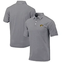 Men's Columbia  Black Missouri Tigers Omni-Wick Club Invite Polo